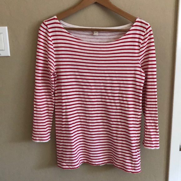 J.Crew Striped Top - Picture 1 of 3